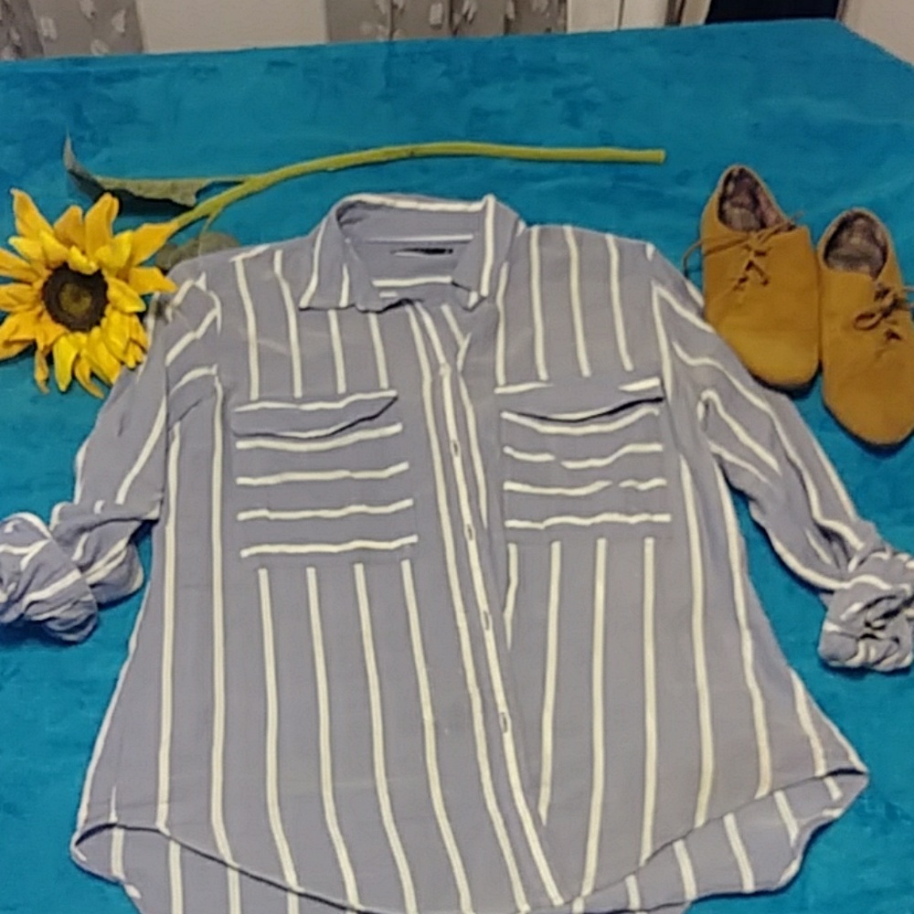 Striped button-up - Picture 1 of 3